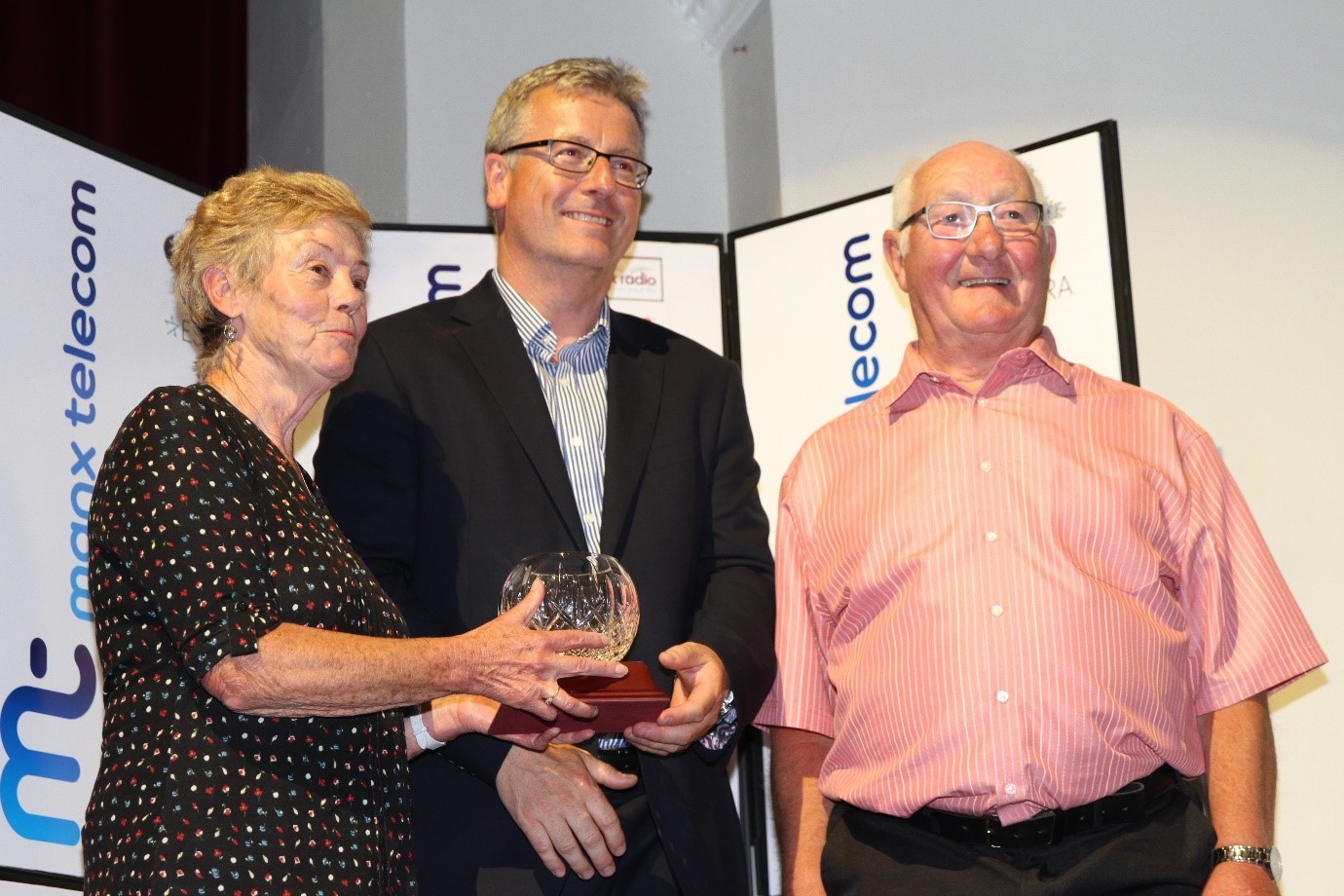 Mitch & Celia reciving the Parish Walk Long Service award.